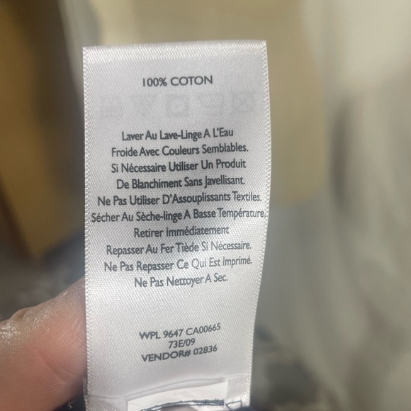 Eddie Bauer Striped Crowl Neck Sleeveless Dress Navy and White Size XS - Picture 6 of 6